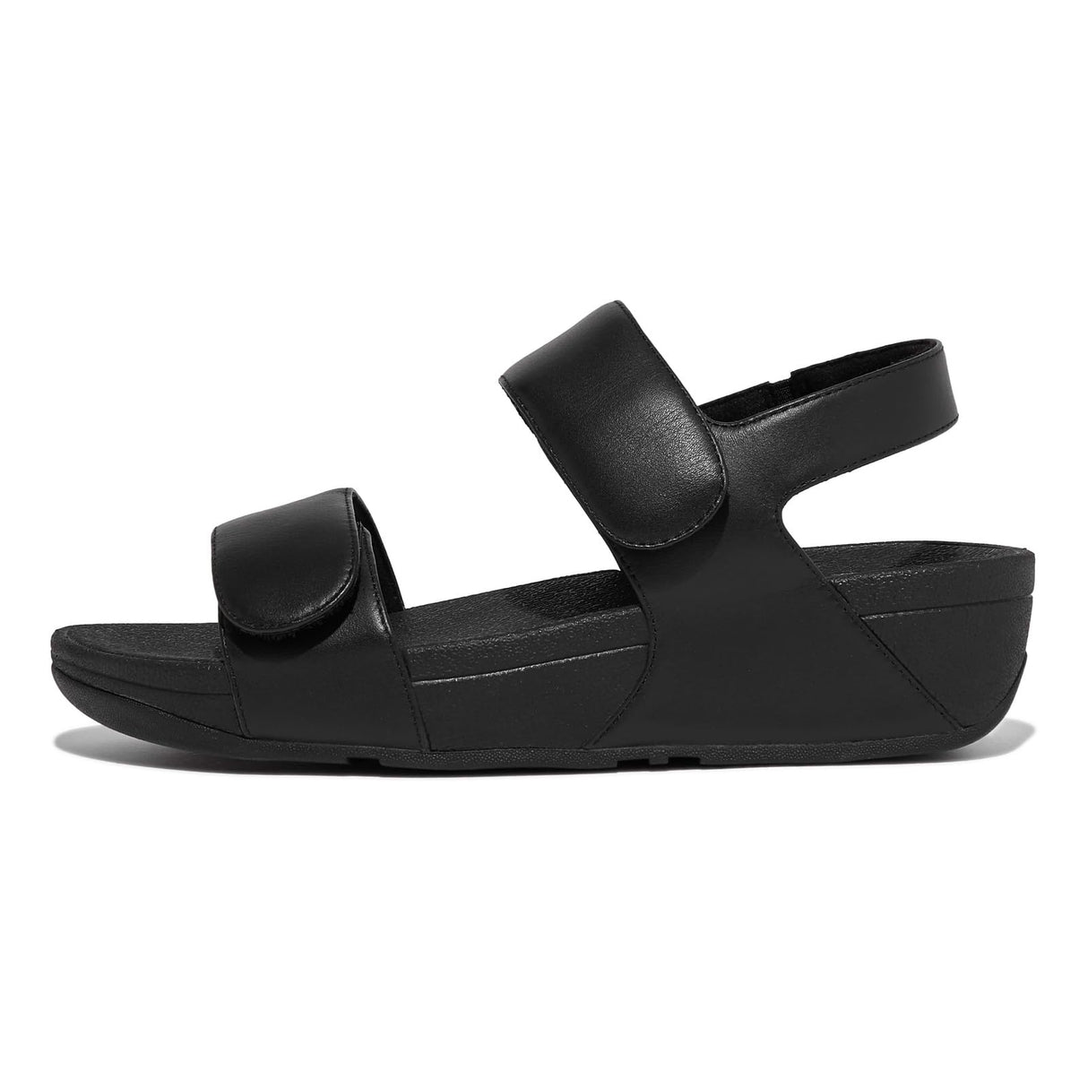 Fitflop Lulu, Sandalias Planas Mujer, Todo Negro, 39 EU