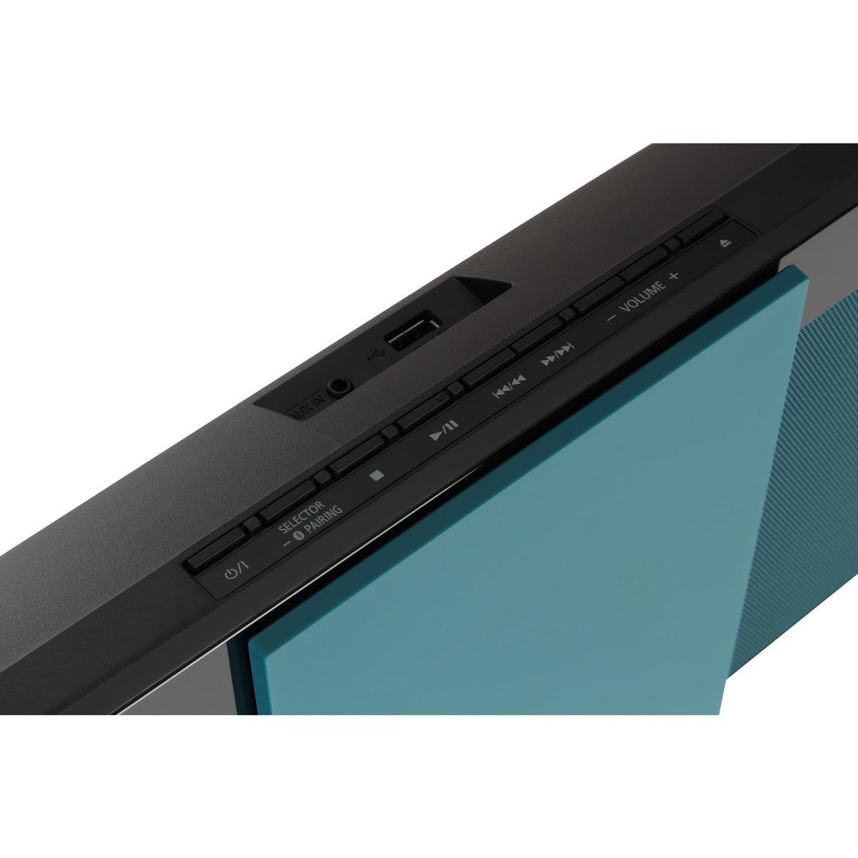 Panasonic SC-HC304EG-G - Estéreo de diseño con Digital Dab+ (Bluetooth, FM, CD, Micro- con 20 W RMS), Color Azul
