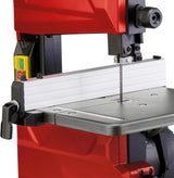 Einhell Sierra de banda TC-SB 200/1 (cambio de hoja de sierra sin herramientas, tope paralelo, ajuste de altura, guía con rodamiento de bolas, mesa inclinable de forma continua)
