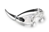 Eschenbach Optik maxDETAIL Gafas lupas para un trabajo minorista exigente con aumento 2X, compensación dioptrica hasta ±3 dpt, con funda de espuma rígida, color: gris oscuro