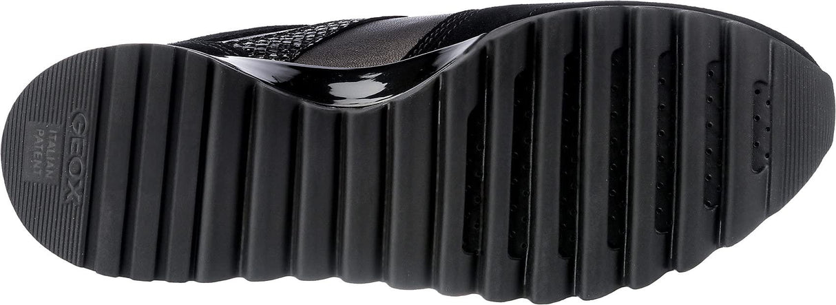 Geox D Tabelya A Sneakers Mujer Negro 40 EU