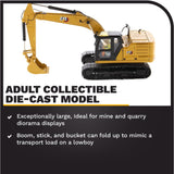 Caterpillar Diecast Masters 85569 Excavadora 320 Hex, Escala 1:50, Aprox. 18.3 x 6.3 x 8 cm, a Partir de 14 años