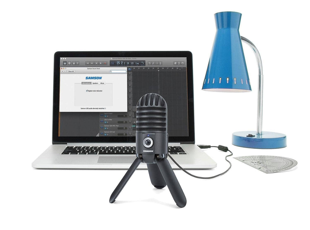 Samson Meteor USB Studio Cardioid Microphone - Titanium Black