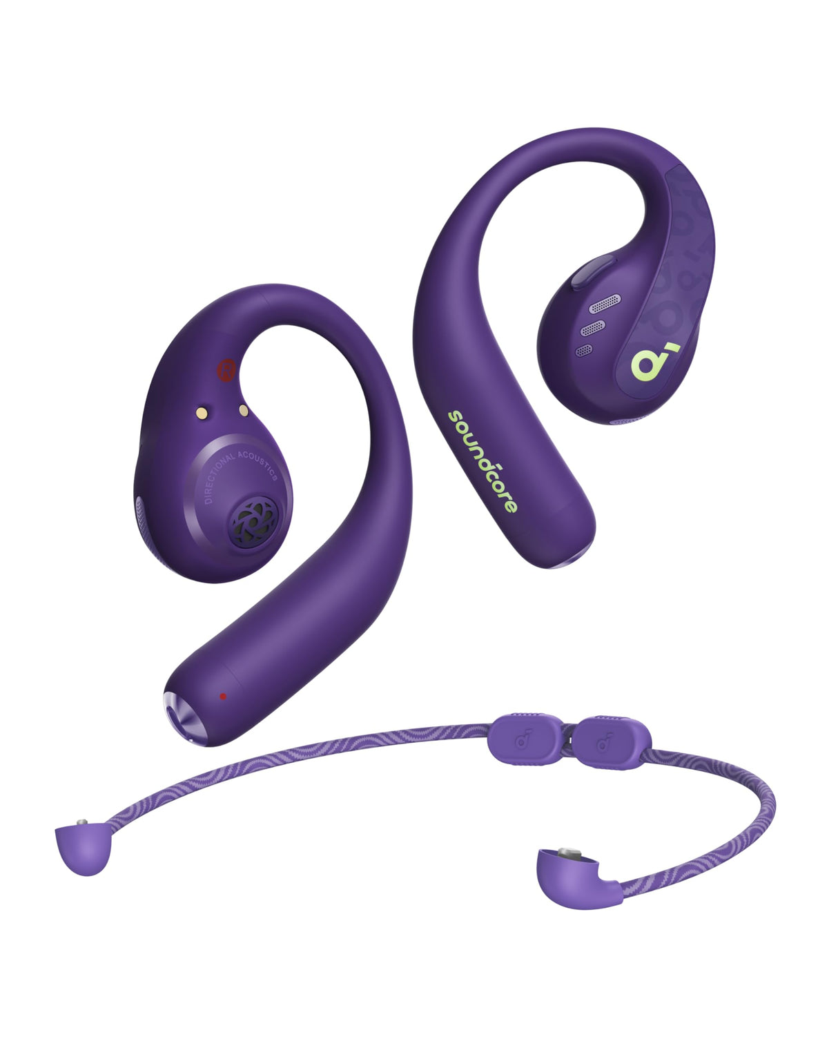 Soundcore by Anker AeroFit Pro Auriculares Bluetooth Inalámbricos de Conducción de Aire, Muy Cómodos, Ergonómicos, Ajuste Seguro, Sonido Rico con LDAC, Bluetooth 5.3, IPX5, 46H, Control con App