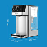 Philips Estación de Agua, dispensador de Agua Caliente filtrada, Capacidad de 2,2 l, 6 preajustes de Temperatura, Pantalla táctil