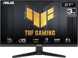 ASUS TUF Gaming VG279QE5A Monitor Gaming de 27", Full HD (1920 x 1080), overclocking a 146 Hz, IPS, ELMB Sync, MPRT de 1 ms, Altavoces estéreo, Variable Overdrive, DisplayWidget Center