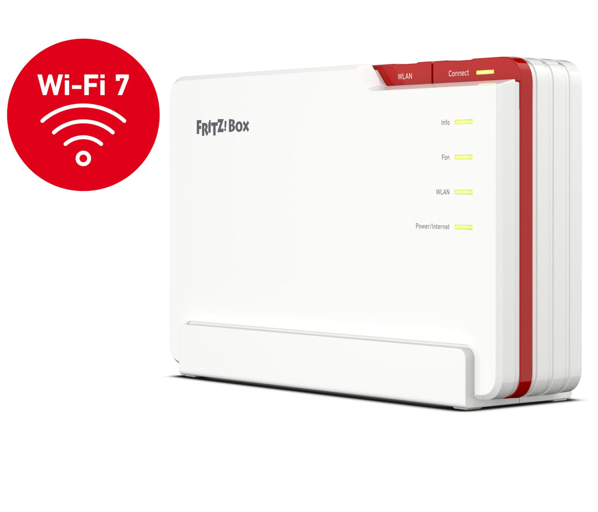 AVM FRITZ!Box 5690 Pro International - Router, WiFi 7, TriBanda con hasta 18,5 Gbps, Mesh, WAN 2,5Gb, 4 x LAN Gigabit, 1 x USB 3.1, Base DECT, Servidor Multimedia, Interfaz en Español