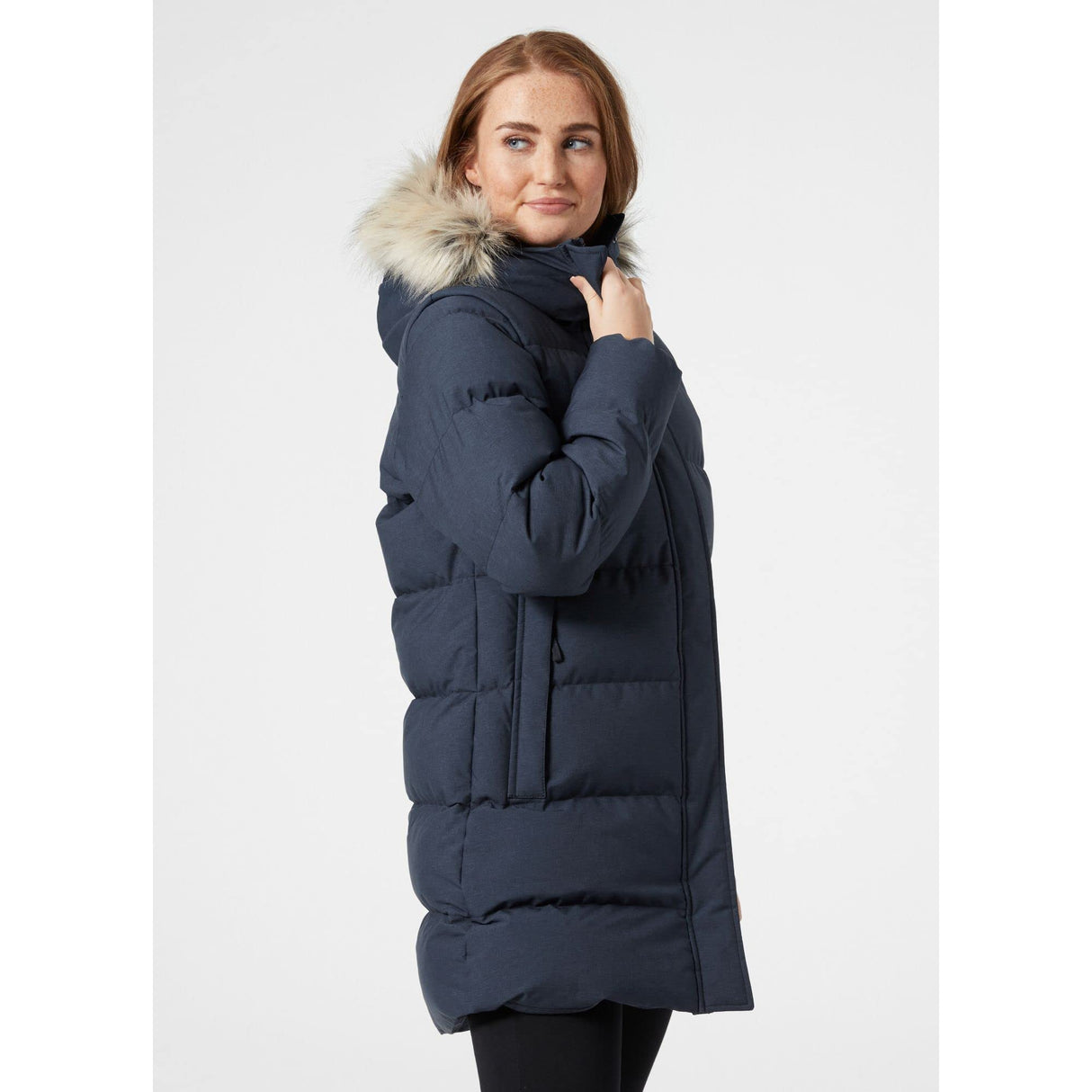 Helly Hansen W, Blossom Puffy Parka Jacket Mujer, Armada, XL