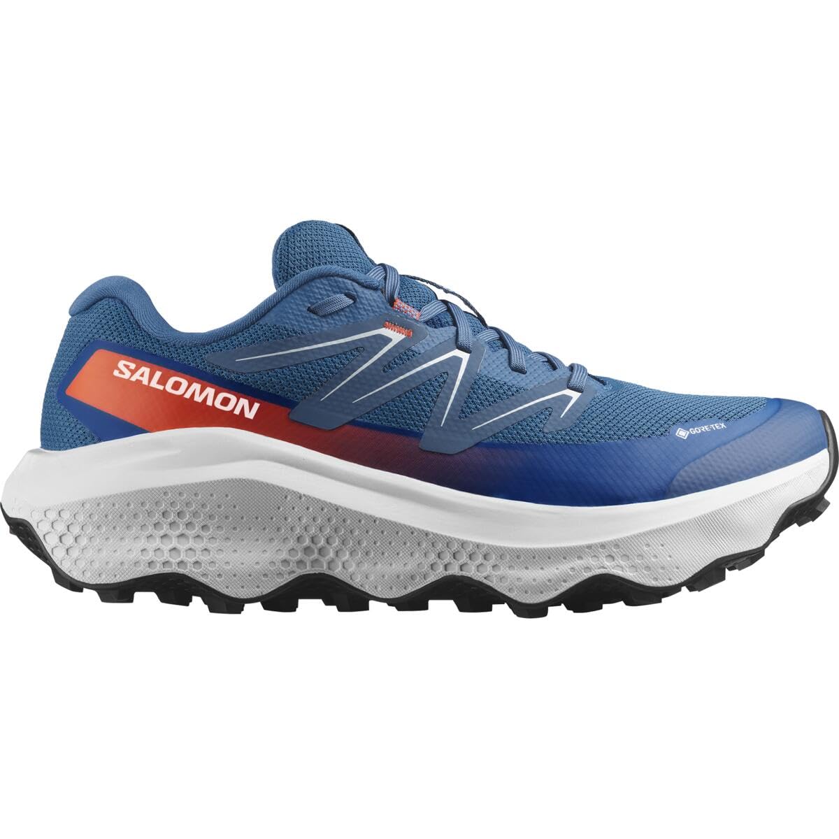 Salomon hombre Ultra Flow 2 GORE-TEX, zapatillas de trail running versátiles y cómodas, perfectas para excursiones y trail running en aventuras al aire libre, Azul oscuro, 40 ⅔
