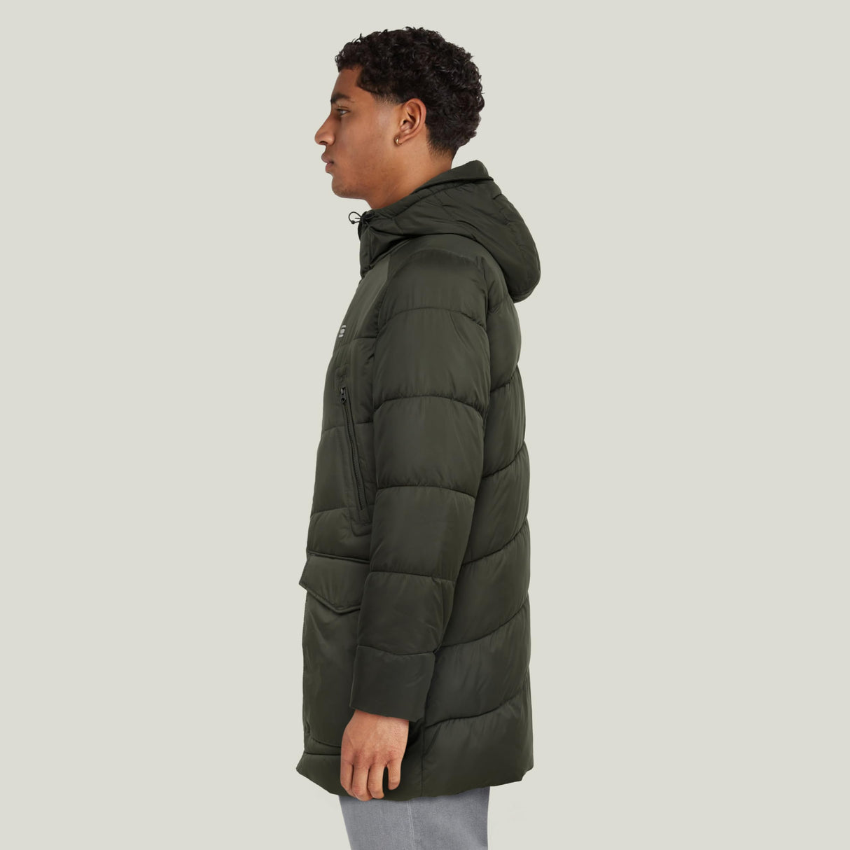 G-STAR Whistler Hooded Parka Chaquetas, Gris (Asfalt D24728-D199-995), M para Hombre