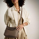 FOSSIL Jolie, Bolso Bandolera Mujeres, Chocolate Oscuro, 27.94L cm x7.62Wcm x20.32 H cm