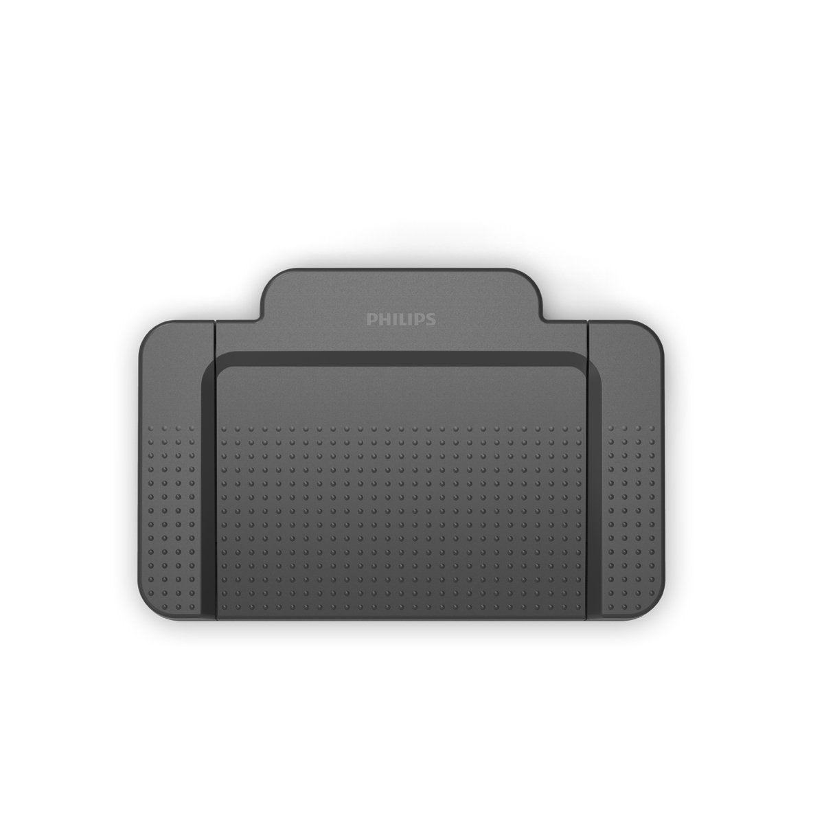 Philips ACC2310 Interruptor de pie USB, diseño con 3 Pedales, conectar y Usar, sin Software, Color Gris Antracita