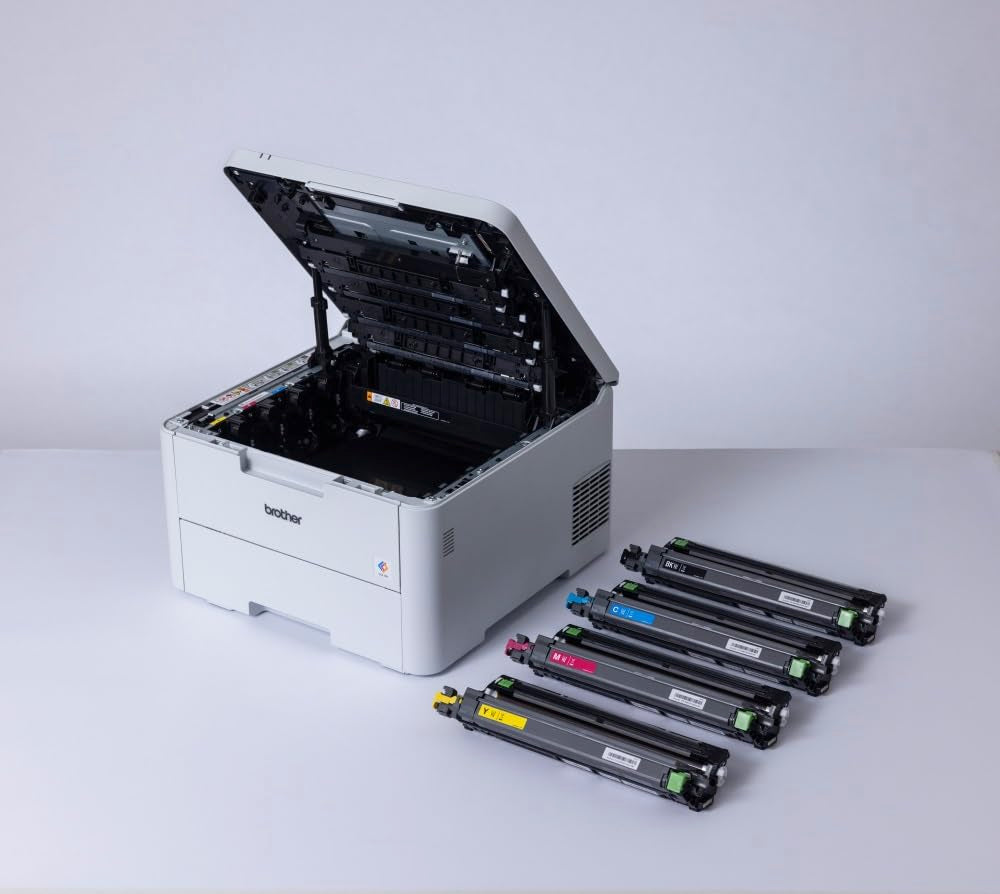 Brother HLL3240CDW, Impresora láser LED Color con Red Cableada y WiFi, impresión automática a Doble Cara