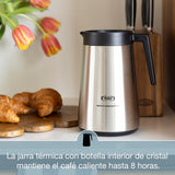 Moccamaster KBGT, Cafetera Filtro, Negro, Cafetera, Thermos, 1.25 Litros