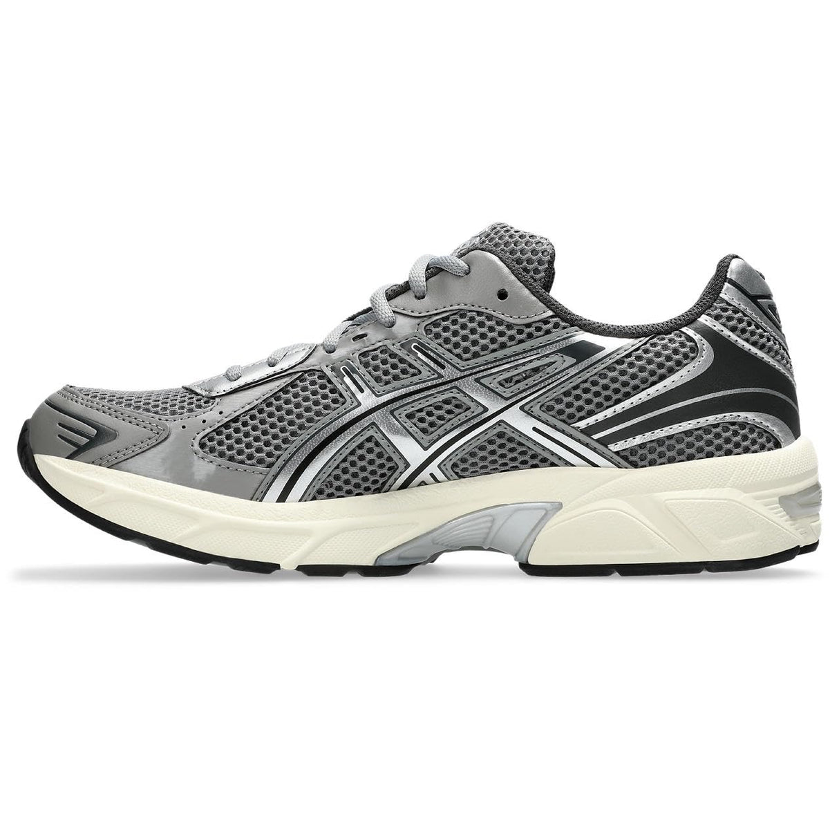 Asics GEL-1130, Sneaker Hombre, Gris Arcilla y Plateado, 41.5 EU
