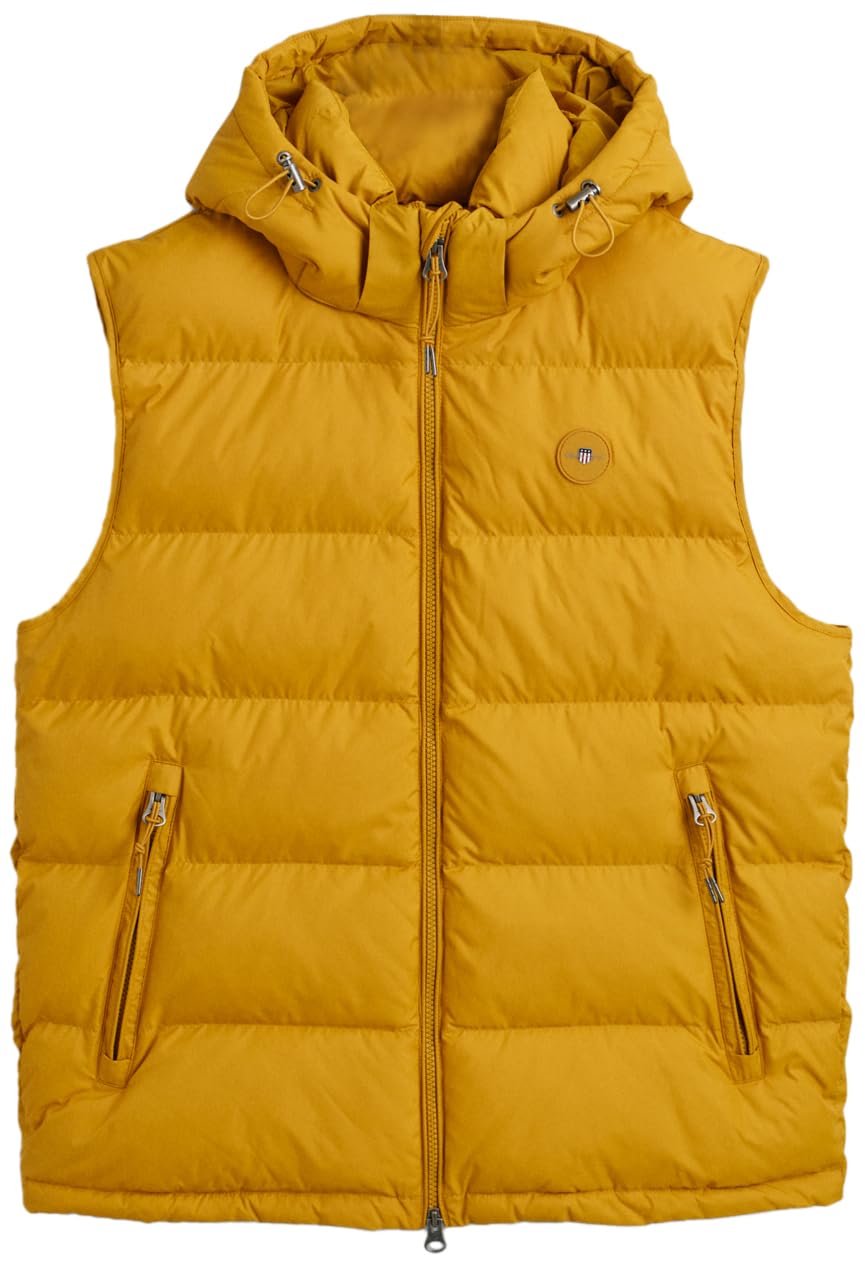 GANT Chaleco Active Cloud, Amarillo Amarillento, XXL Hombres