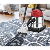 Techwood Aspiradora Limpiadora Multiusos, 20L, 1200W, Filtro HEPA, para Alfombras y Tapicería