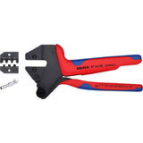 KNIPEX Crimpadora para sistema de mordazas intercambiables para mordazas intercambiables con mangos multicomponente 200 mm, 97 43 66 EVO