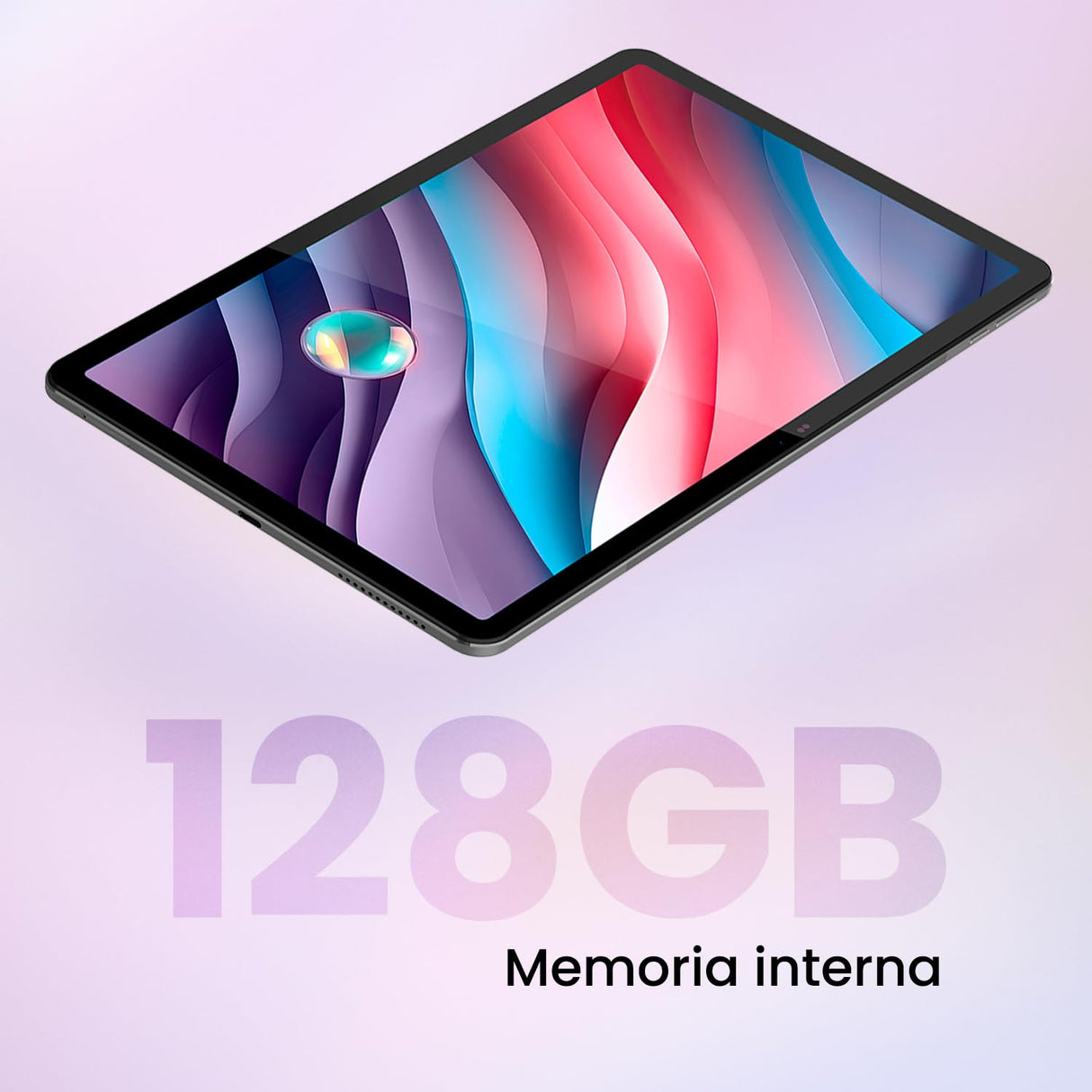 SPC Gravity 5 Pro – Tablet 11” FHD+ InCell, 6GB RAM, 128GB Almacenamiento, Octa-Core, 6.000 mAh con Carga rápida 18W, Android 14 | Diseño metálico, Gris Oscuro