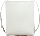 Calvin Klein Bandolera Mujer Crossbody Bag Bolso de Piel, Blanco (Antique White), Talla única