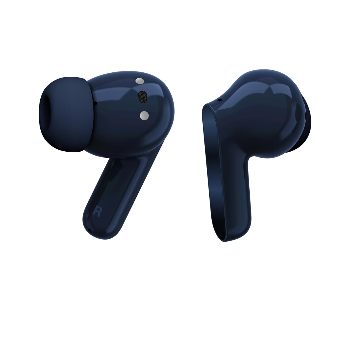 Motorola Moto Buds, Auriculares inalámbricos, Sonido inmersivo con Dolby Atmos, reducción de Ruido, autonomía de 42 Horas, 3 micrófonos, Azul Marino [Versión Francesa]