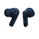 Motorola Moto Buds, Auriculares inalámbricos, Sonido inmersivo con Dolby Atmos, reducción de Ruido, autonomía de 42 Horas, 3 micrófonos, Azul Marino [Versión Francesa]