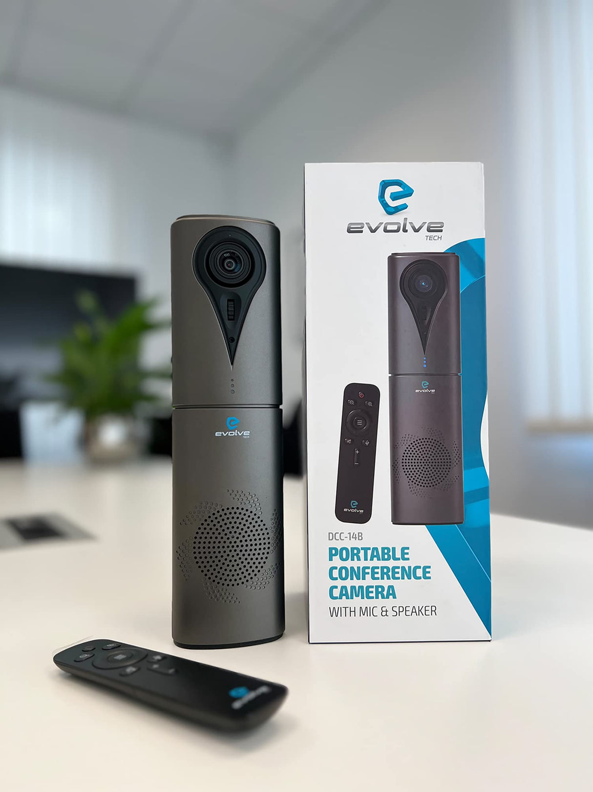 Evolve: cámara portátil para conferencias con Altavoz Incluido