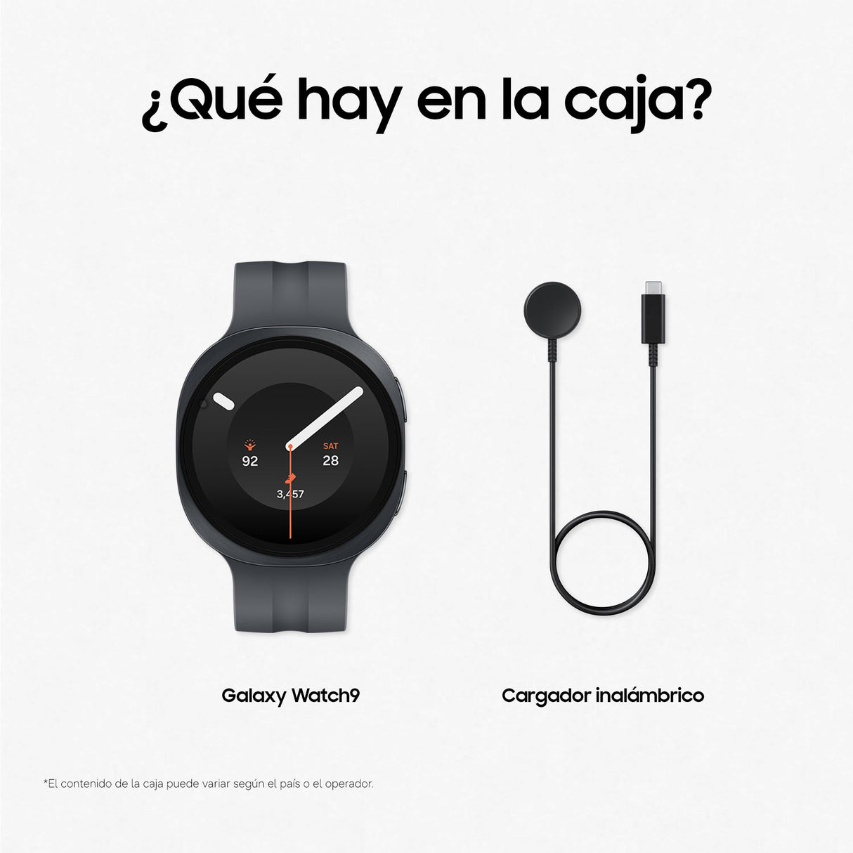 Samsung Galaxy Watch9, 44mm, Bluetooth, Gris Oscuro (Versión Española)