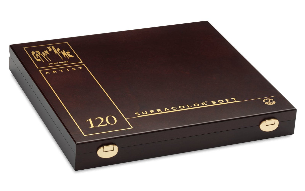 Caran D'ache Supracolor 120 lápices de colores en estuche de madera Multi