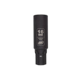 Ingersoll-Rand DXS2 Juego de vasos de impacto profundo métrico, 15 piezas, acero cromo-molibdeno, hexagonal