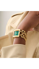 GUESS Reloj Analógico para Mujer'S de Cuarzo con Correa en Acero Inoxidable GW0740L2