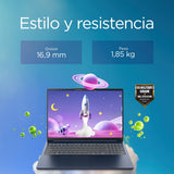 Lenovo IdeaPad Slim 5 Gen 10 – Ordenador Portátil 16" WUXGA (Intel Core Ultra 9 185H, 32 GB RAM, 1 TB SSD, Wi-Fi 6, USB-C, Windows 11 Home) Teclado QWERTY Español - Azul Cósmico