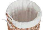 CESTA ROPA SET 3 FIBRA LINO 46X46X69 NATURAL
