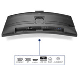 Philips 49B2U6903CH - Monitor Curvo DQHD de 49 Pulgadas, Webcam, micrófono, RJ45, Altura Regulable (5120x1440, HDMI, DisplayPort, USB-C, USB Hub) Negro
