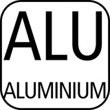APS 30510 - Cuenco (aluminio, antiadherente, 45 x 45 cm, altura 10 cm, 5,6 L), color negro y plateado
