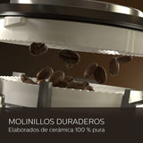 Saeco GranAroma Cafetera Superautomática - 14 Variedades de Café, Pantalla en Color Intuitiva, 4 Perfiles de Usuario, Molinillo de Cerámica (SM6580/10)