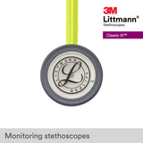Littmann Classic III - Fonendoscopio, de acero inoxidable, 69 cm, color lima