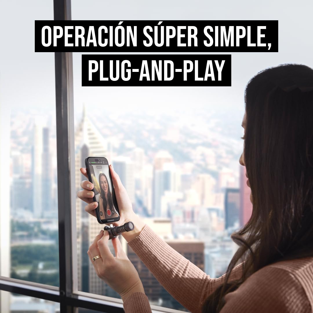 RØDE VideoMic Me-C+ Micrófono direccional para dispositivos móviles USB-C (iOS y Android), perfecto para la creación de contenido móvil