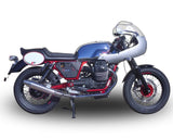 Gpr Italia Gu.55.Vic par terminales omologati y catalizzati con empalme coche moto Guzzi Nevada 750 2008/14 vintacone