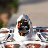 EMAX Tinyhawk II FPV Drone RTF Kit, Vista en Primera Persona Drone con Cámara Runcam Nano 2, 25-100-200 VTX Conmutable, Mini Drone con Gafas y E6 Transmisor para Niños Adultos Principiantes