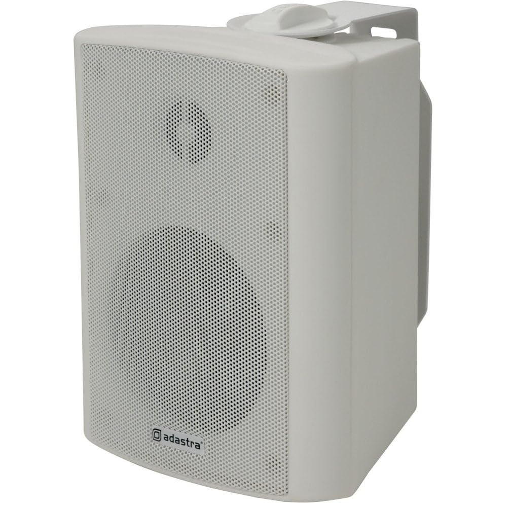 Adastra Altavoz Exterior Resistente a la Intemperie | 70 W | Blanco 4 Pulgadas