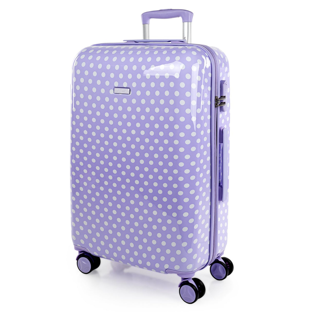 ITACA - Maleta Infantil Con Ruedas Para Niña - Diseño Divertido, Ligera y Resistente - Color Malva