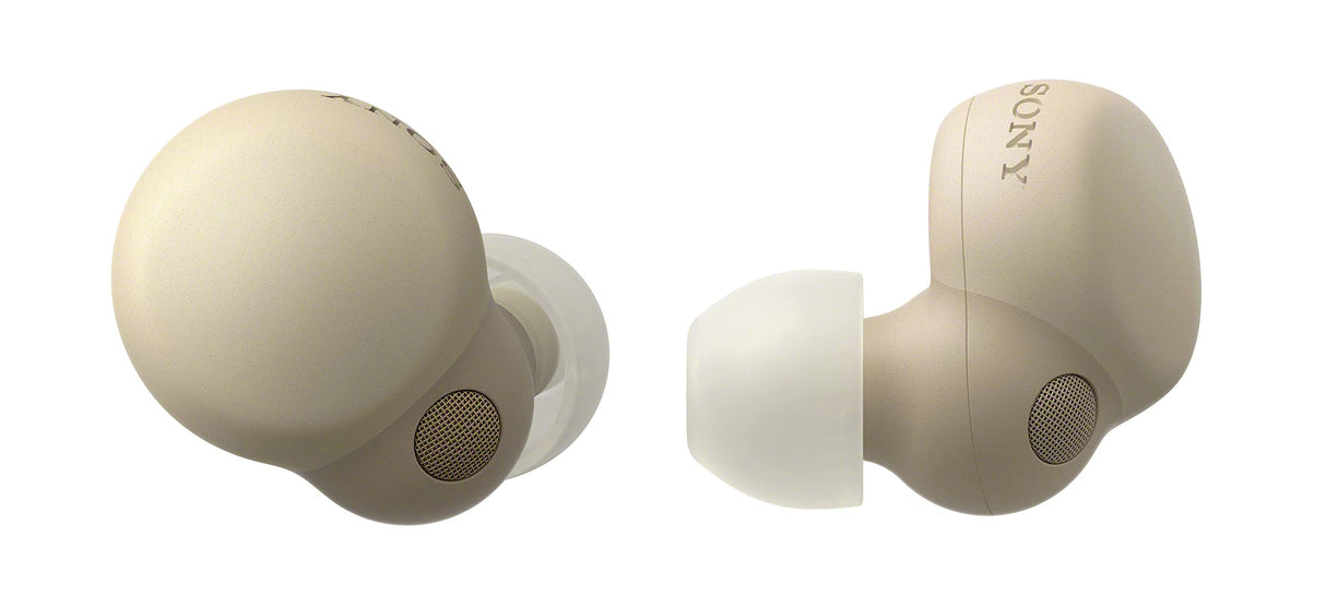 Sony Auriculares LinkBuds S True Wireless Noise Cancelling, Ultraligeros para llevarlos cómodamente Todo el día, Calidad de Llamada cristalina, hasta 20 H de batería con Estuche de Carga, Crudo