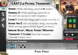 Atomic Mass Games, Star Wars Legion: Neutral Expansions: LAAT/IE Patrol Transport Unit, Unit Expansion, Miniatures Game, Ages 14+, 2 Players, 90 Minutes Playing Time