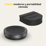 Jabra Speak2 75 Altavoz inalámbrico Bluetooth para el Trabajo, 4 micrófonos con cancelación de Ruido, Altavoces de 65 mm, Nueva función de conexión, USB-C, Microsoft Teams, Gris Oscuro
