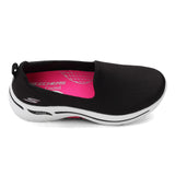 Skechers Performance Go Walk Arch Fit Black/Hot Pink 8 B (M)