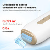 AraSyleon IPL depiladora luz pulsada, refrigeración zafiro sin dolor, depiladora luz pulsada, 1200 nm depiladora láser, 3 modos de ajuste de 5 velocidades, Ideal para Cuerpo y Rostro