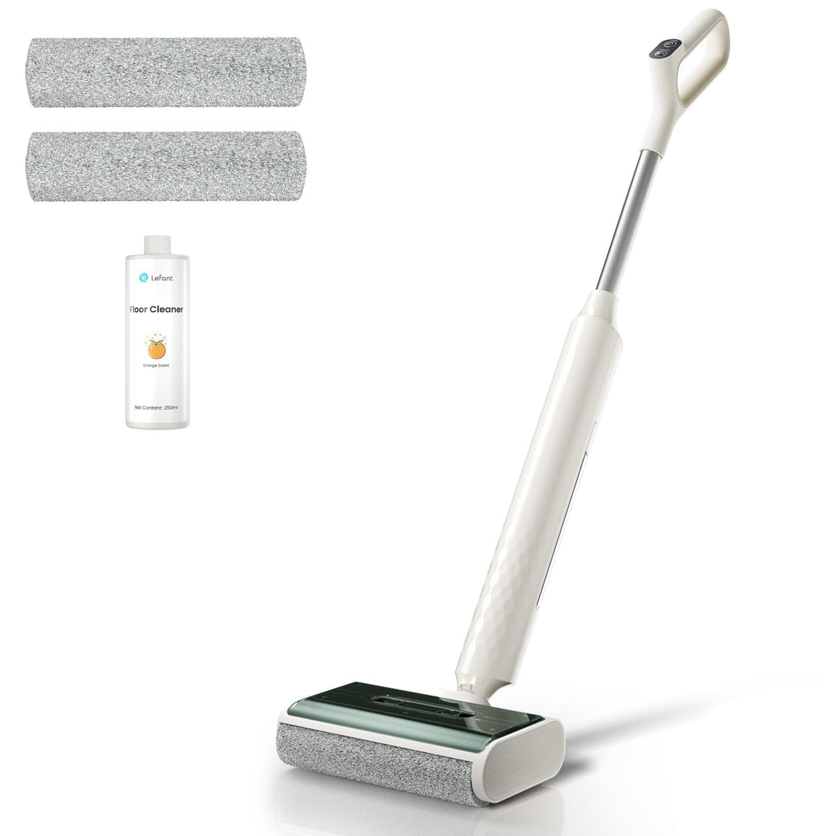 LEFANT LS100 Aspiradora Inteligente Sin Cable, Lavadora de Suelos Duros, 2,65 kg de Aspirador Escoba, 170° de inclinación, 60 Min de limpieza continua, Autolimpieza, Limpieza de Bordes, Ahorra Espacio