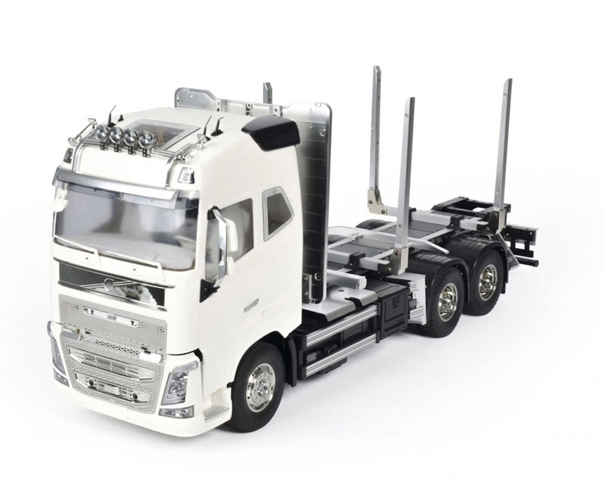 Tamiya 56360 RC Volvo FH16 Madera, teledirigible, maqueta, Escala 1:14, Kit de construcción, camión, Color Plateado