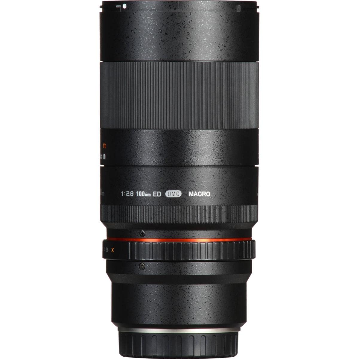 Rokinon Teleobjetivo Macro de Marco Completo F2.8 ED UMC de 100 mm con Chip Ae Integrado para cámaras réflex Digitales Nikon
